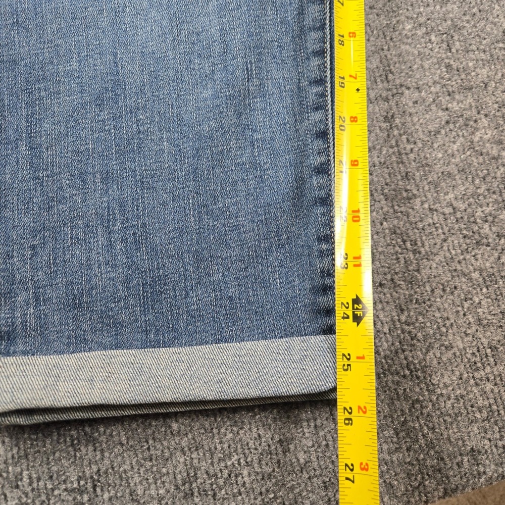 Lane Bryant Boyfriend Jeans Womens 14 Blue New Mid-Rise Cuffed Denim NWT - Picture 12 of 15